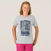 シーフェルド | Hot Spots of New York Map Tシャツ (正面フル)