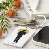 シーフェルド | Jerry Seinfeldシルエット キーホルダー (正面右)