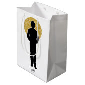 シーフェルド | Jerry Seinfeldシルエット ミディアムペーパーバッグ (裏面アングル)
