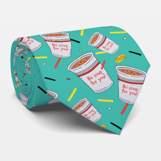 シーフェルド | No Soup For You Pattern ネクタイ (ロール)