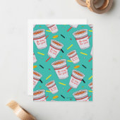 シーフェルド | No Soup For You Pattern ノートカード (正面/裏面インサイチュ)