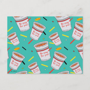 シーフェルド No Soup For You Pattern ポストカード