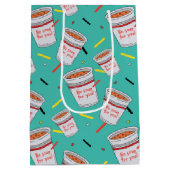 シーフェルド | No Soup For You Pattern ミディアムペーパーバッグ (裏面)