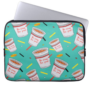 シーフェルド No Soup For You Pattern ラップトップスリーブ