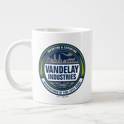 シーフェルド | Vandelay Industriesロゴ ジャンボコーヒーマグカップ (左)