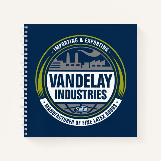 シーフェルド | Vandelay Industriesロゴ ノートブック (正面)