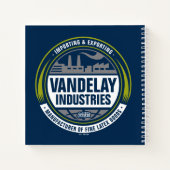 シーフェルド | Vandelay Industriesロゴ ノートブック (裏面)