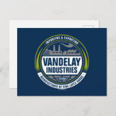 シーフェルド | Vandelay Industriesロゴ ポストカード (正面/裏面)