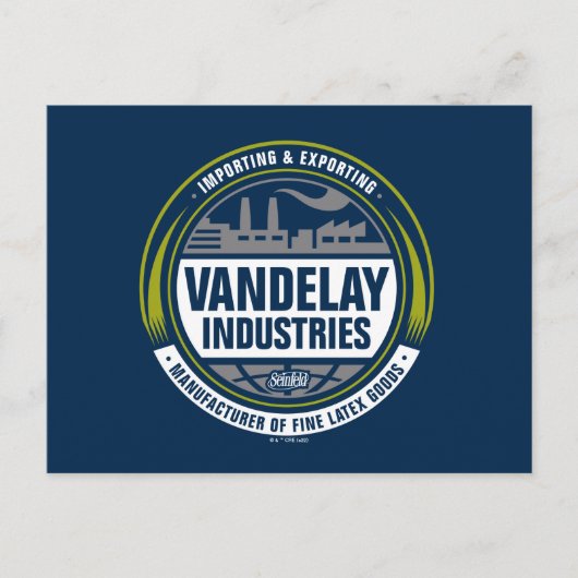 シーフェルド | Vandelay Industriesロゴ ポストカード (正面)