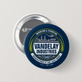 シーフェルド | Vandelay Industriesロゴ 缶バッジ (正面&裏面)
