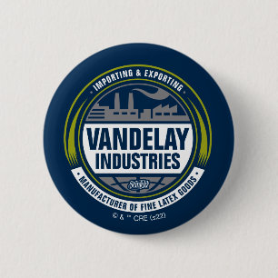 シーフェルド Vandelay Industriesロゴ 缶バッジ