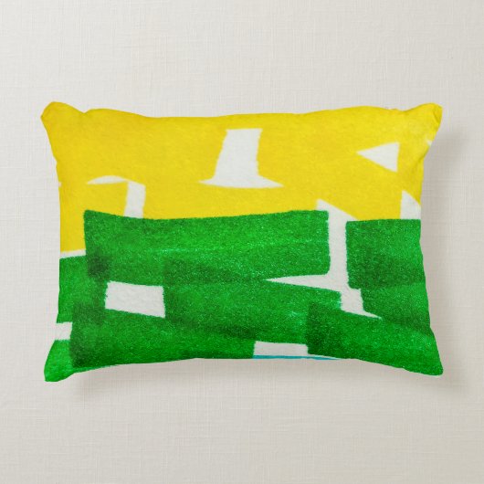 シーフォアム薄紫ボホ手描き脳卒中。明るい赤紫色熱  アクセントクッション (正面)