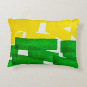 シーフォアム薄紫ボホ手描き脳卒中。明るい赤紫色熱  アクセントクッション (裏面)