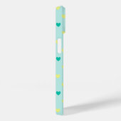 シーフォムグリーンの小さなハート Case-Mate iPhoneケース (裏面 / 右)