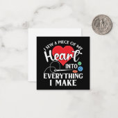 シーフォースキルティング編み物 ノートカード (正面/裏面インサイチュ)