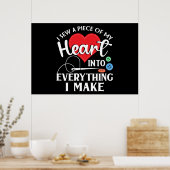 シーフォースキルティング編み物 ポスター (キッチン)