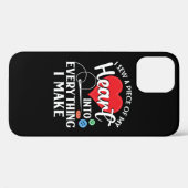 シーフォースキルティング編み物 Case-Mate iPhoneケース (裏面 (横))