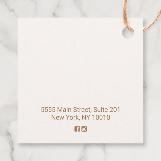 シーフォースフローラ裁縫機械メッセージカード フェイバータグ (裏面)