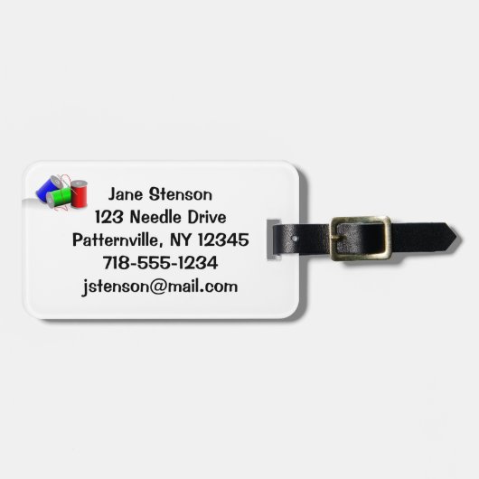 シーフォース、テーラーデザインラゲッジタグ ラゲッジタグ (正面横)