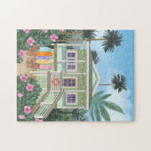シーフォームグリーンビーチハウス ジグソーパズル (横)