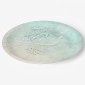 シーフォームビーチ結婚式カメID837 ペーパープレート (アングル)