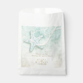 シーフォームビーチ結婚式サンキューV2 ID837 フェイバーバッグ (正面)