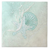 シーフォームビーチ結婚式スターフィッシュID837 タイル (正面)