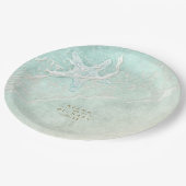 シーフォームビーチ結婚式スターフィッシュID837 ペーパープレート (アングル)