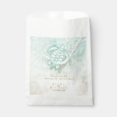 シーフォームビーチ結婚式タートルサンキューID837 フェイバーバッグ (正面)