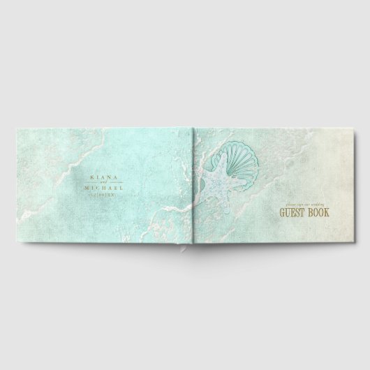シーフォームビーチ結婚式ID837 ゲストブック (全面)