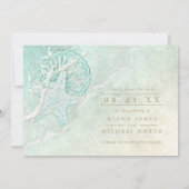 シーフォームビーチ結婚式ID837 セーブザデート (裏面)