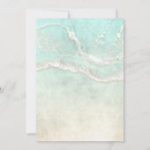 シーフォームビーチ結婚式ID837 招待状 (裏面)