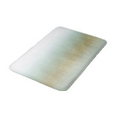 シーフォーム金ゴールドホワイトエレガントビーチモダンコースト バスマット (アングル)