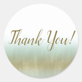 シーフォーム金ゴールドホワエレガントイモダンビーチ結婚ズ ラウンドシール