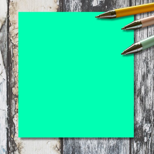 シーフォー無地のム緑 |クラシック |エレガント | ノートパッド