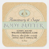 シーフオムオンクラフトビーズワックス体バター スクエアシール (正面)