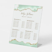 シーフオムグリーンゲート美しいサロン価格表 台座サイン (正面)