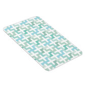 シーフオムグリーンジオメトリック マグネット (右側)