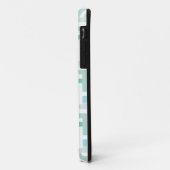 シーフオムグリーンジオメトリック Case-Mate iPhoneケース (裏面/左)