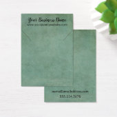 シーフオムグリーンヴィンテージグランジネックレスホルダーカード (デスク)