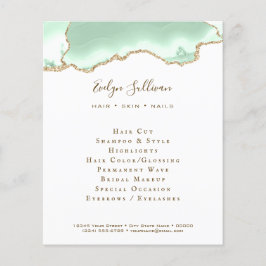 シーフオムグリーン瑪瑙フライヤー チラシ