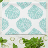 シーフオムシーシェルパターン キッチンタオル (折り畳み)