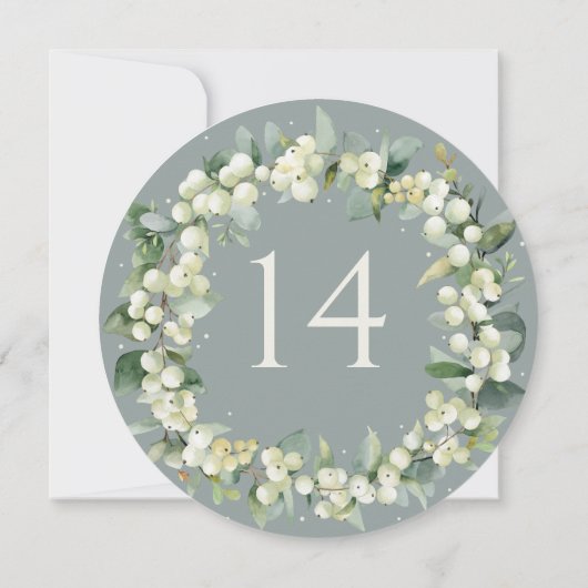 シーフオムスノーベリー結婚+ユーカリの表番号 (裏面)