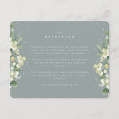 シーフオムスノーベリー+ユーカリプトゥスエッジ披露宴 エンクロージャーカード (正面)