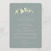 シーフオムスノーベリー+ユーカリ4コース結婚ズ メニュー (正面)