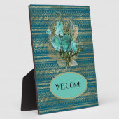 シーフオムバラブーケウェルカムテーブルトップ フォトプラーク (側面)