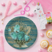 シーフオムバラブーケ ペーパープレート (パーティー)