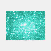 シーフオムミントグリーンスターズフリースブランケット フリースブランケット (正面(横))