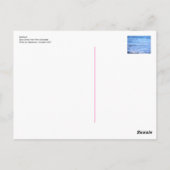 シーフオム、バス海峡、ポートキャンベル ポストカード (裏面)