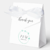 シーフシンプルアハートリースモノグラム結婚ズ フェイバーボックス (正面)